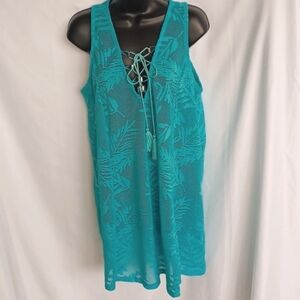ACX Active Swim Suit Coverup, Turquoise, L